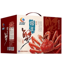 龙翔海鲜 帝王蟹3.5斤装